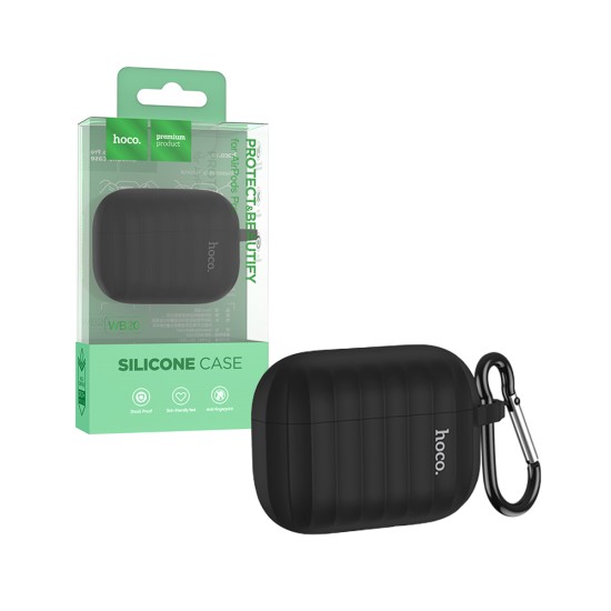 Silicone Case Hoco WB20 Fenix For Airpods Pro Black